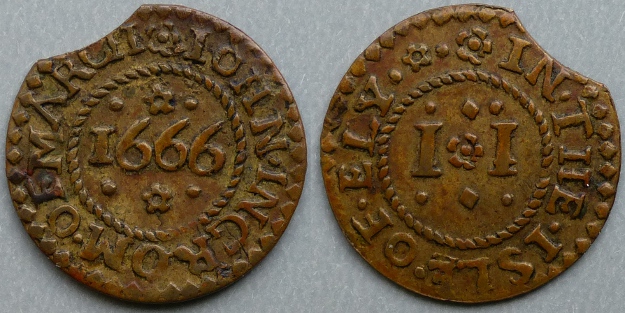 March, John Ingrom 1666 farthing